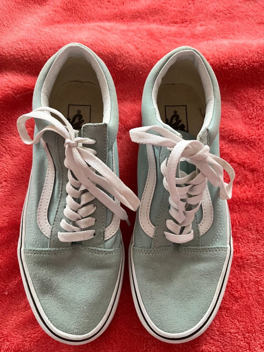 Teal Old Skool Vans Size 9
